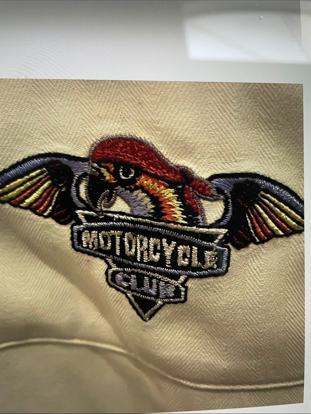 Pseudo Motorcycle Club Embroidered Men's Shirt - Unique
